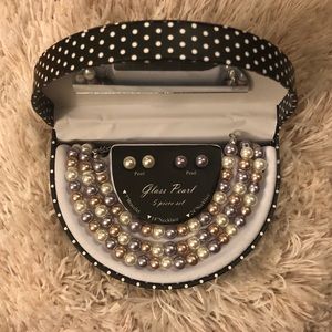Pearl Jewelry Set + Jewelry Box